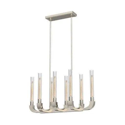 Alora Lighting - Flute Linear Suspension - LP316008PNCR - Canada Light Shop
