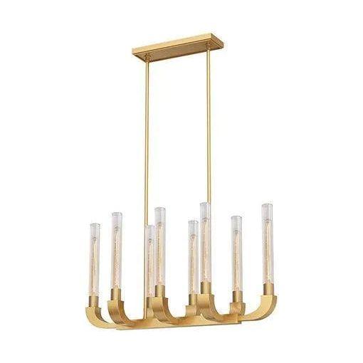 Alora Lighting - Flute Linear Suspension - LP316008VBCR - Canada Light Shop