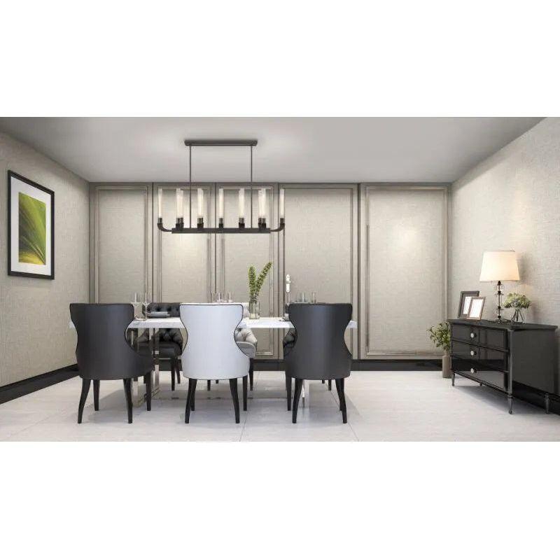 Alora Lighting - Flute Linear Suspension - LP316012PNCR - Canada Light Shop