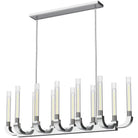 Alora Lighting - Flute Linear Suspension - LP316012PNCR - Canada Light Shop