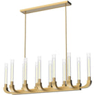 Alora Lighting - Flute Linear Suspension - LP316012PNCR - Canada Light Shop