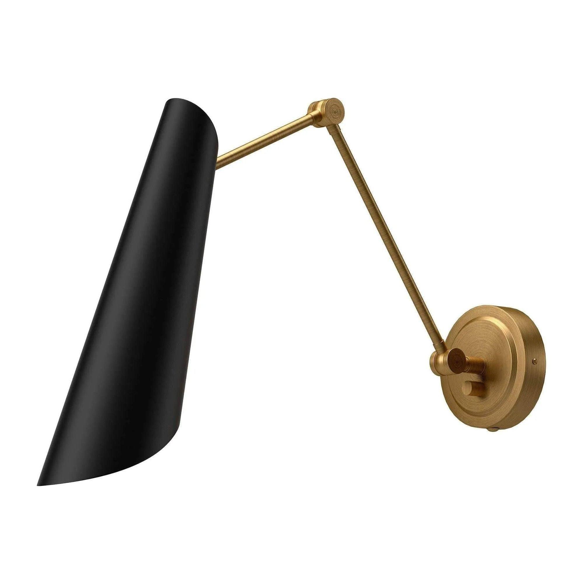 Alora Lighting - Gabriel Wall-Swing Wall Sconce - WV572325MBAG - Canada Light Shop