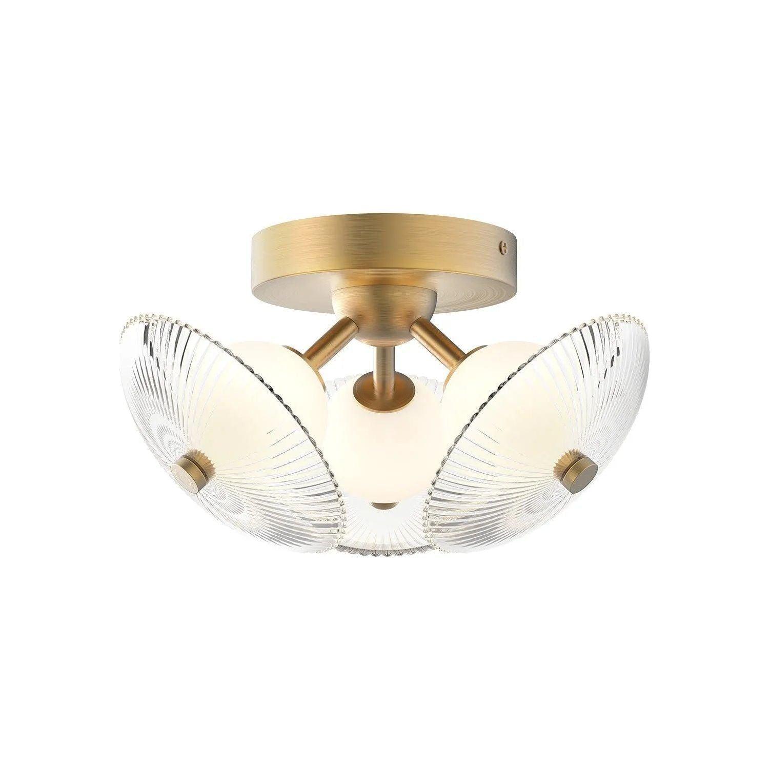 Alora Lighting - Hera LED Flush Mount - FM417604BGCR - Canada Light Shop