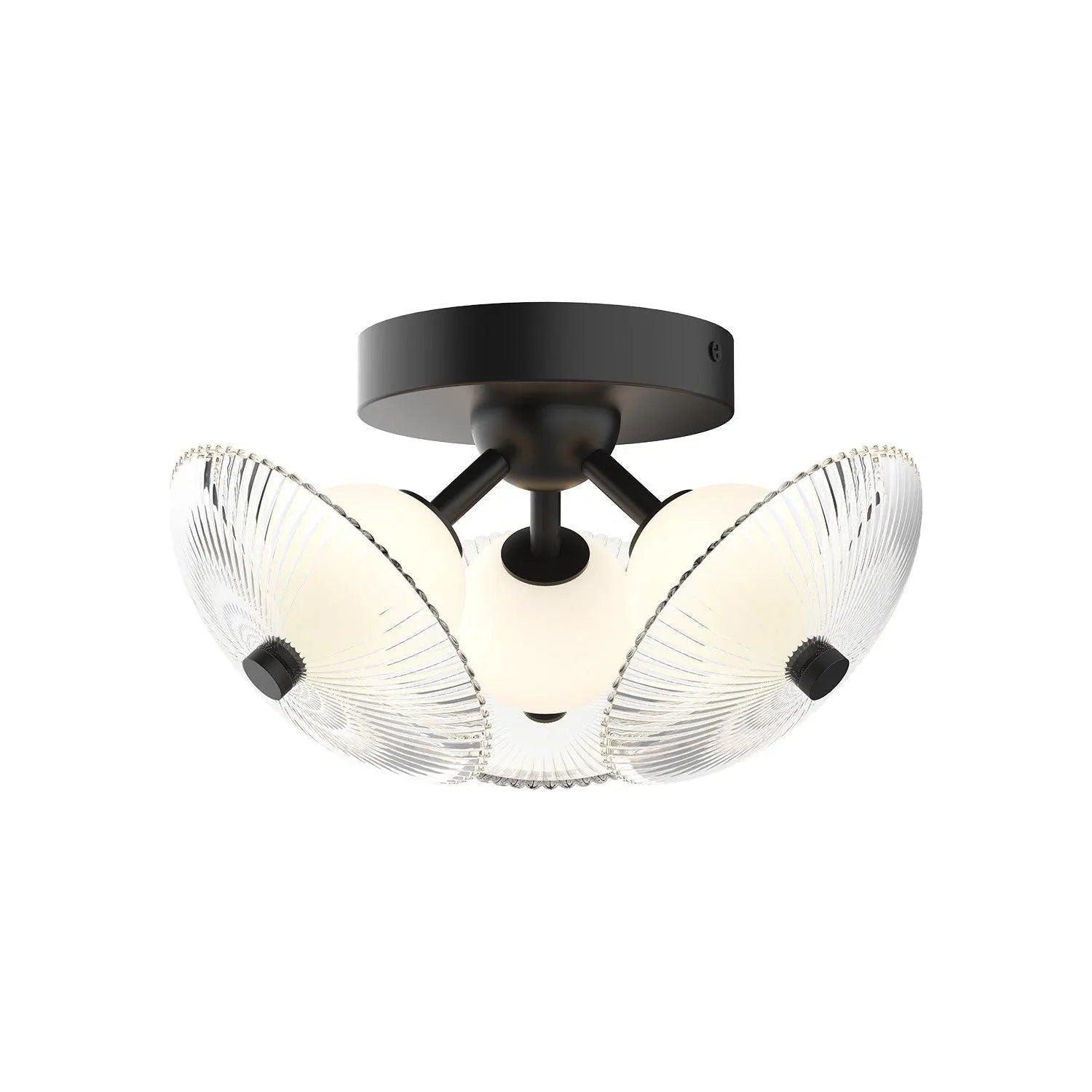 Alora Lighting - Hera LED Flush Mount - FM417604MBCR - Canada Light Shop