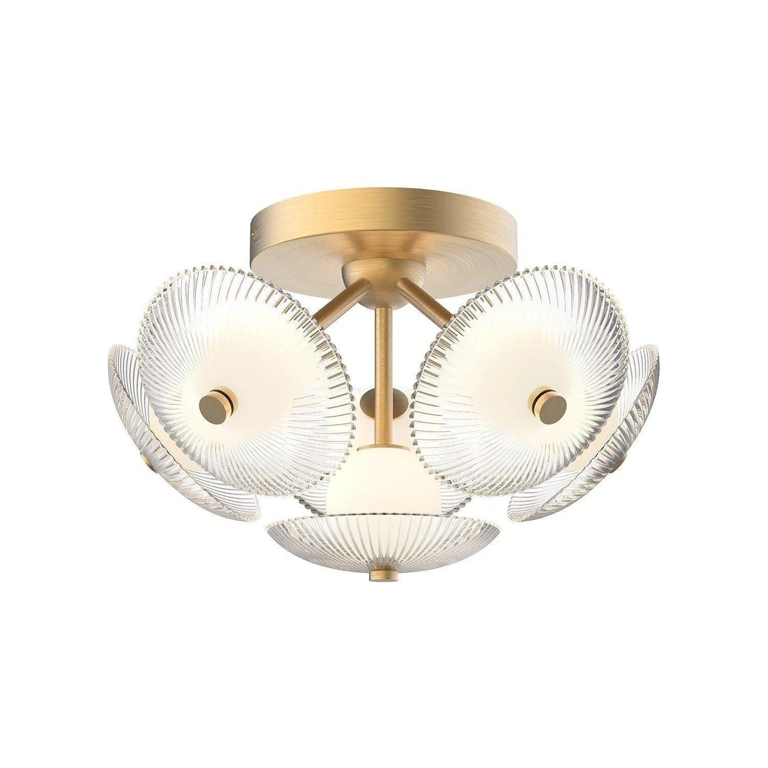 Alora Lighting - Hera LED Flush Mount - FM417606BGCR - Canada Light Shop