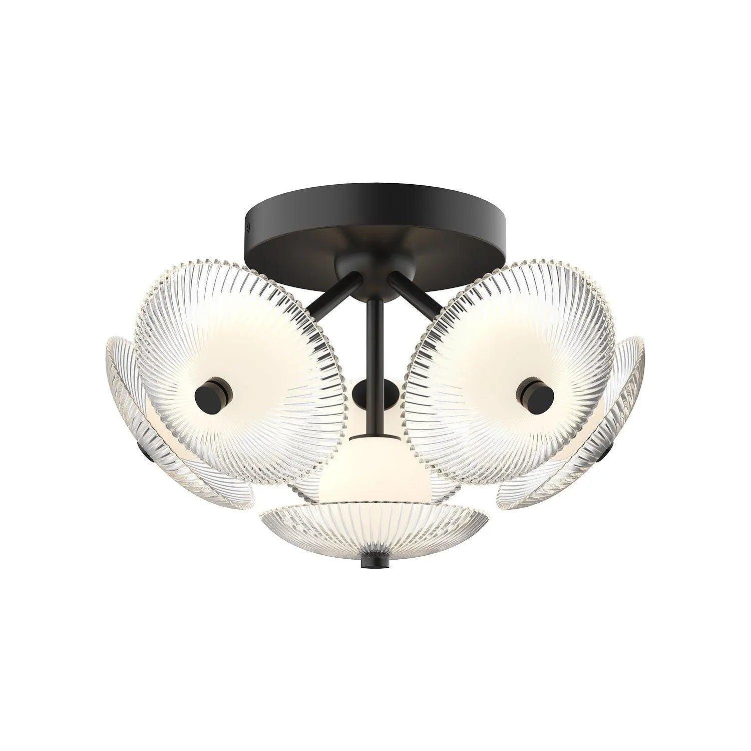 Alora Lighting - Hera LED Flush Mount - FM417606MBCR - Canada Light Shop