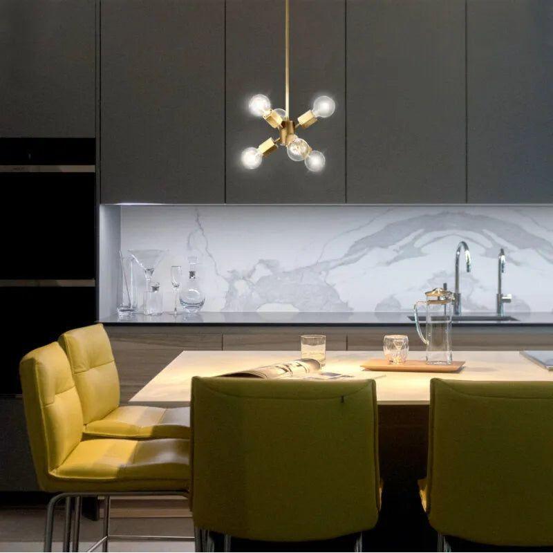 Alora Lighting - Hexa Pendant - PD307003VB - Canada Light Shop