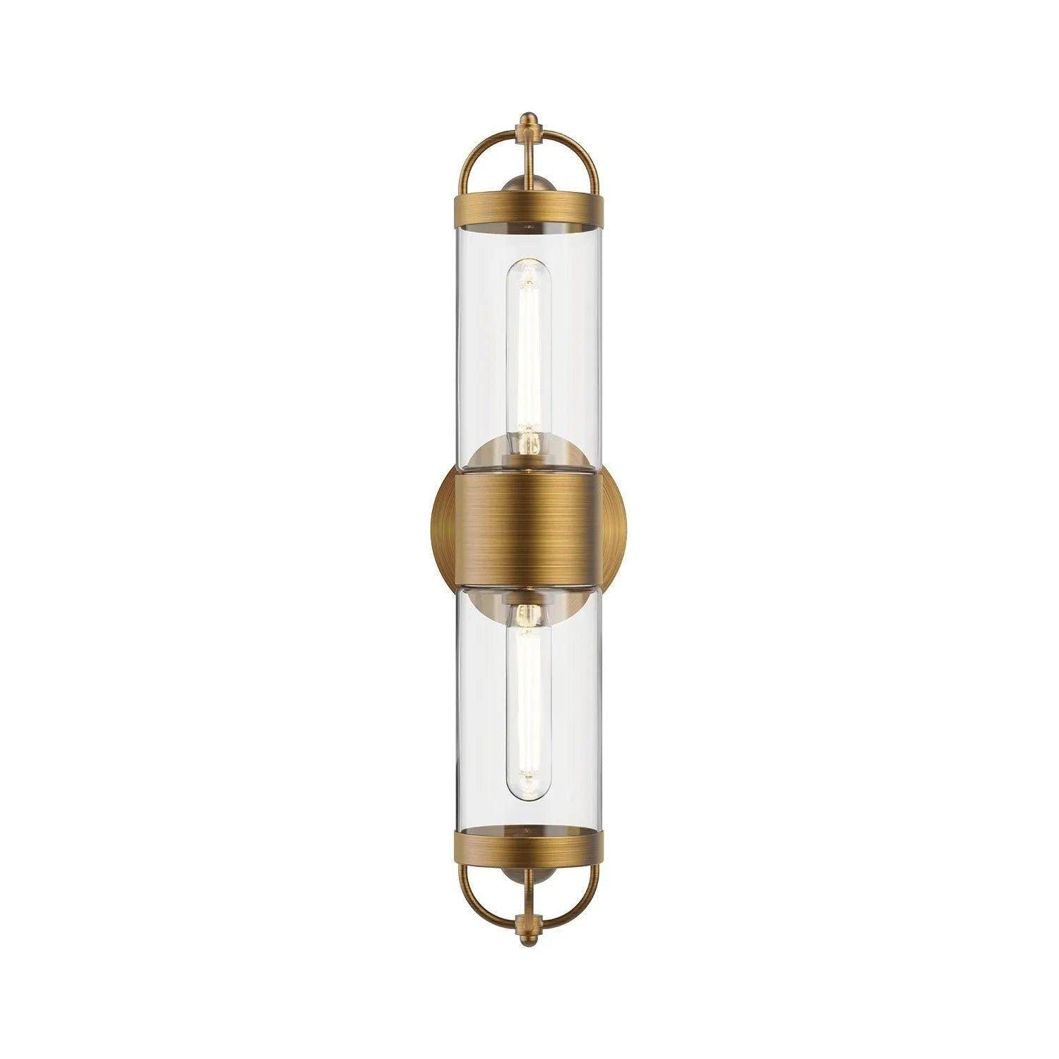Alora Lighting - Lancaster Double Wall Sconce - WV461102AG - Canada Light Shop