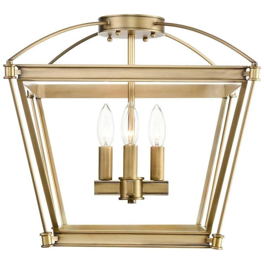 Alora Lighting - Manor Semi-Flush Mount - SF312204VB - Canada Light Shop