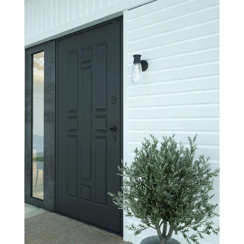 Alora Lighting - Marcel Outdoor Wall Lantern - EW464001BKCB - Canada Light Shop