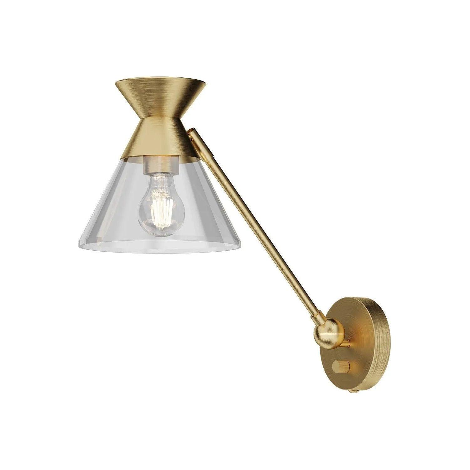 Alora Lighting - Mauer Wall Sconce - WV521008BGCL - Canada Light Shop