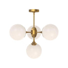 Alora Lighting - Nouveau Chandelier - CH505426AGOP - Canada Light Shop