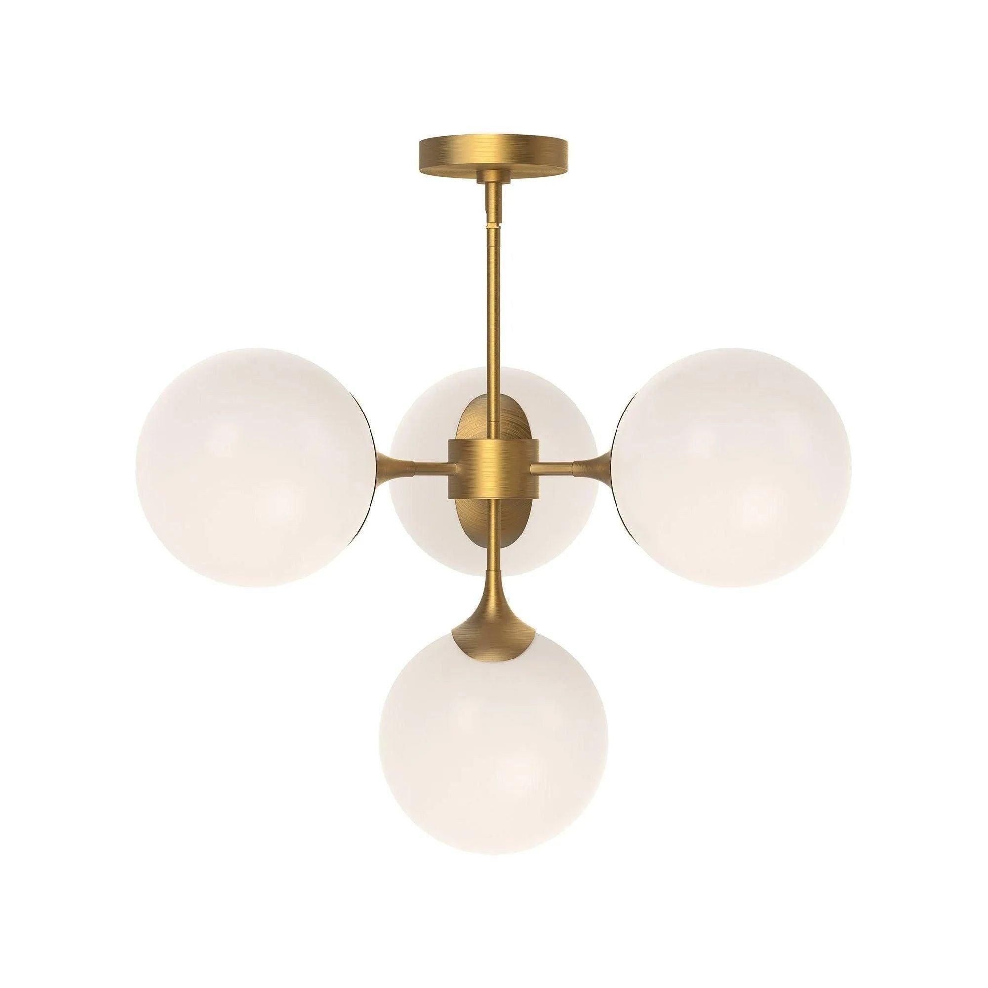 Alora Lighting - Nouveau Chandelier - CH505426AGOP - Canada Light Shop