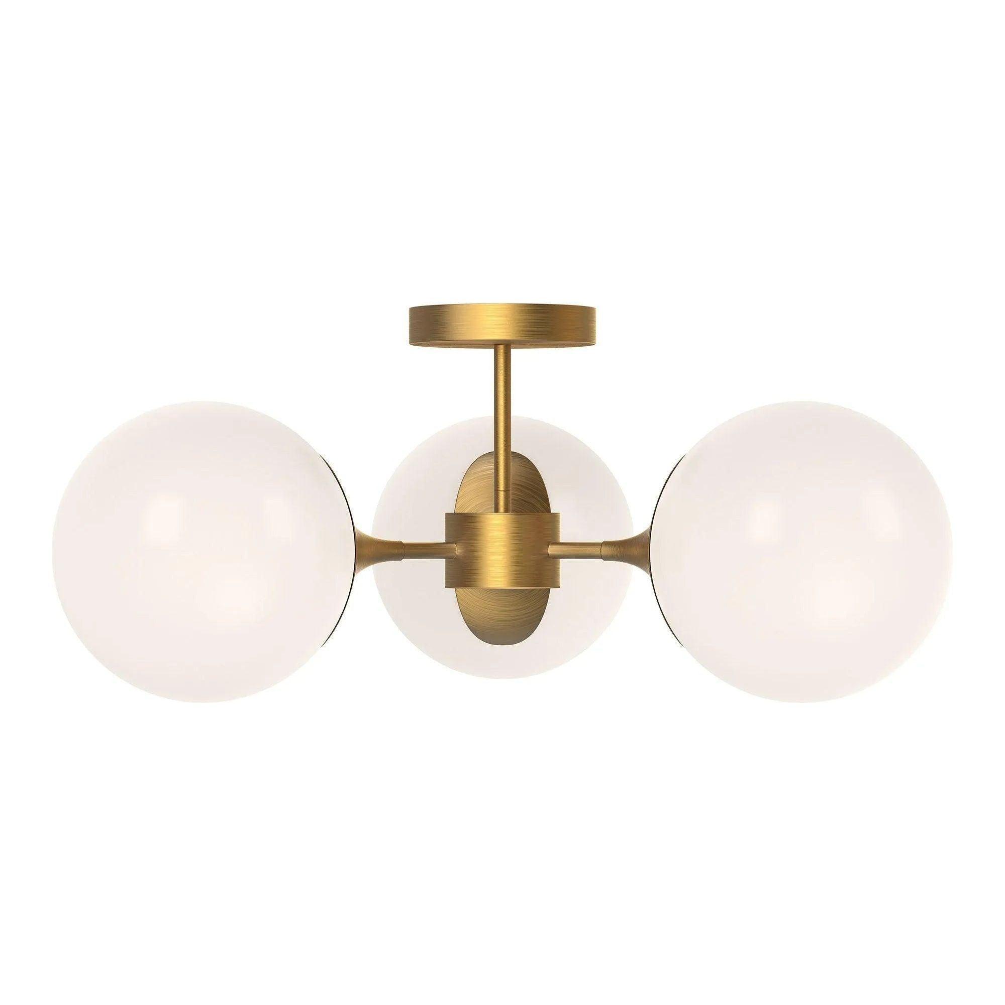 Alora Lighting - Nouveau Semi-Flush Mount - SF505326AGOP - Canada Light Shop