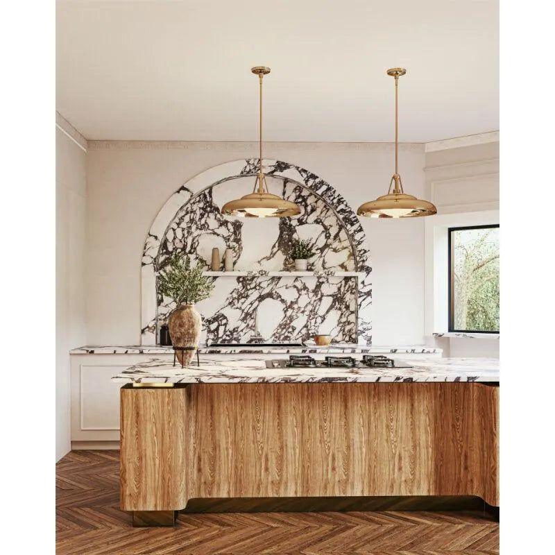 Alora Lighting - Palmetto Pendant - PD344014PBGO - Canada Light Shop