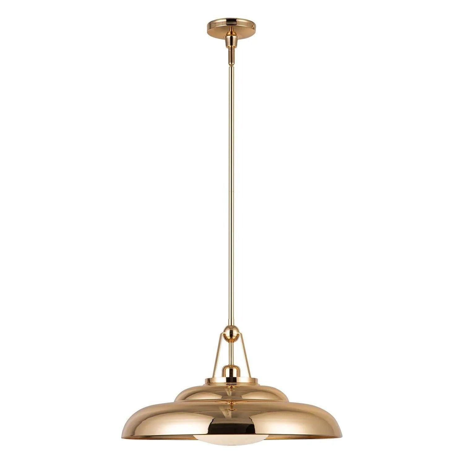 Alora Lighting - Palmetto Pendant - PD344020PBGO - Canada Light Shop