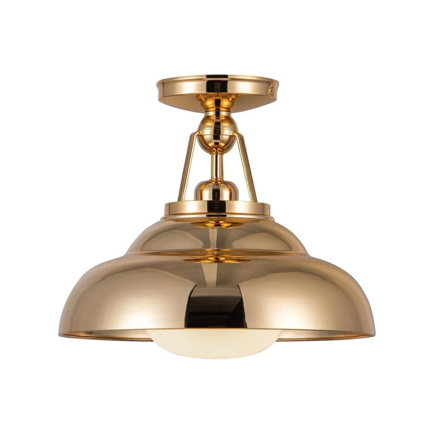 Alora Lighting - Palmetto Semi-Flush Mount - SF344012PBGO - Canada Light Shop
