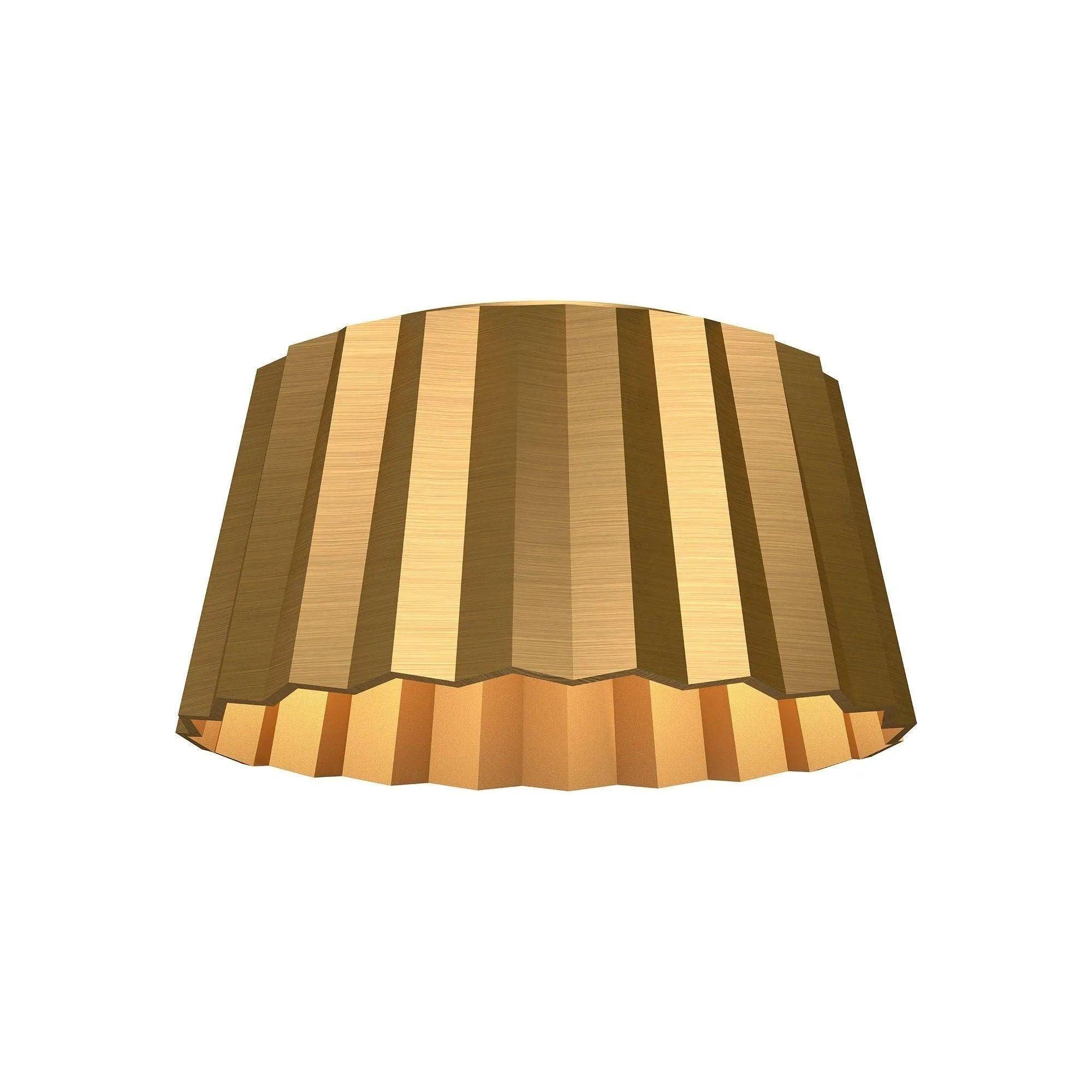 Alora Lighting - Plisse Flush Mount - FM528514AG - Canada Light Shop
