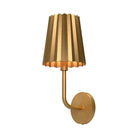 Alora Lighting - Plisse Metal Shade Wall Sconce - WV528007AG - Canada Light Shop