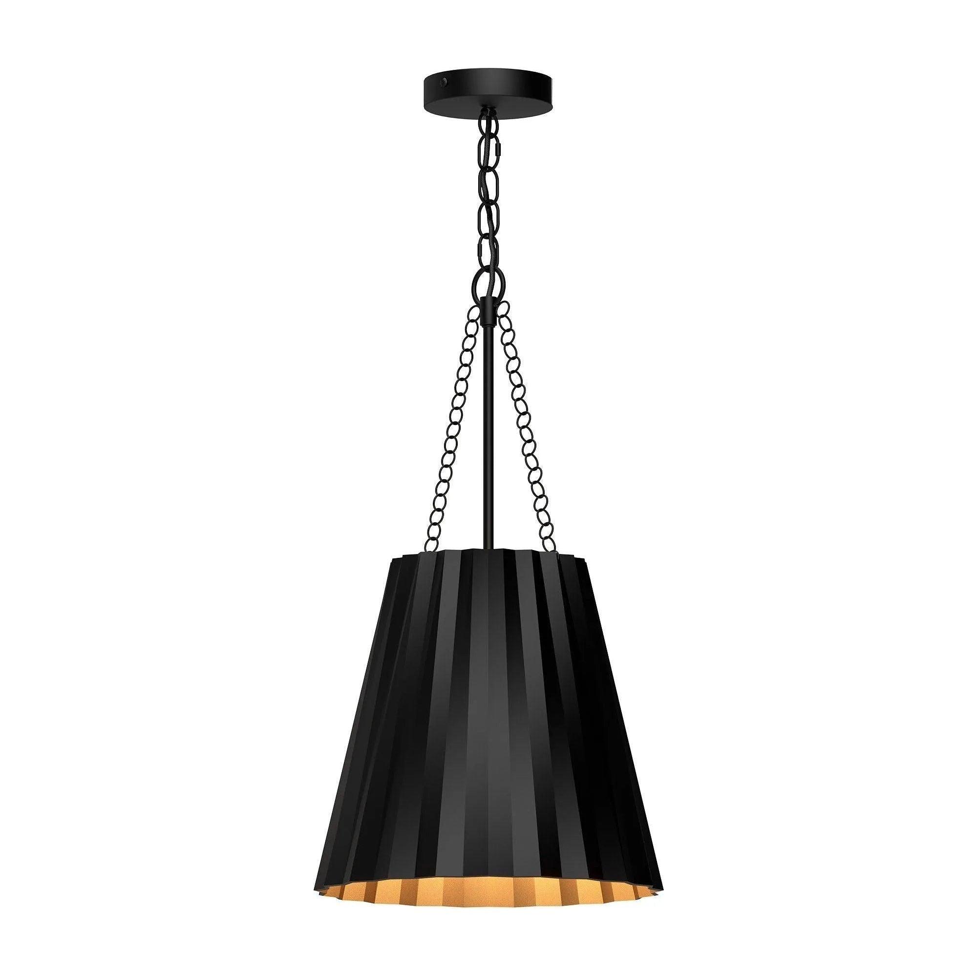Alora Lighting - Plisse Pendant - PD528012MB - Canada Light Shop