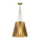 Alora Lighting - Plisse Pendant - PD528116AG - Canada Light Shop
