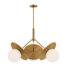 Alora Lighting - Plume Chandelier - CH501334BGOP - Canada Light Shop