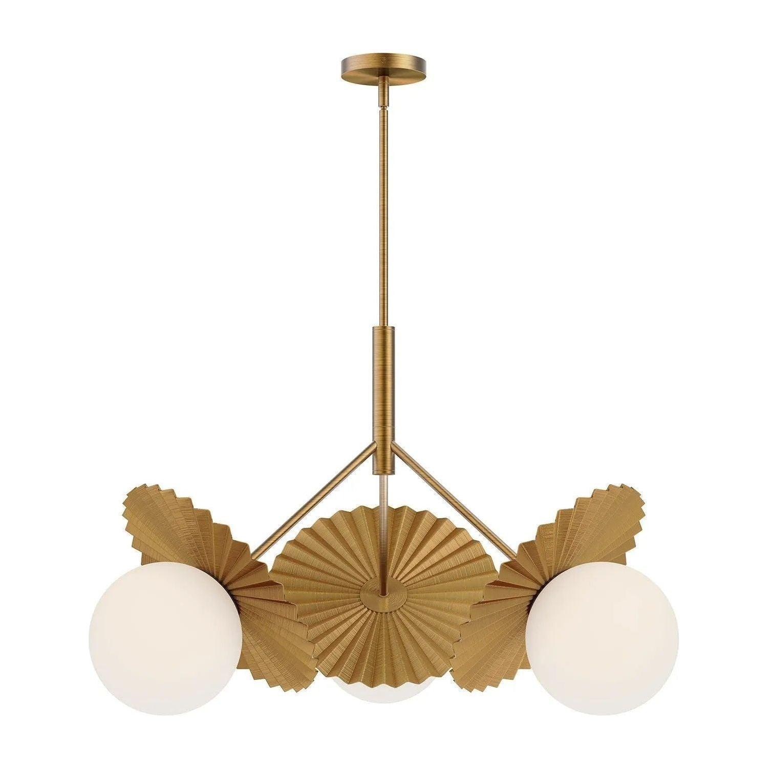 Alora Lighting - Plume Chandelier - CH501334BGOP - Canada Light Shop