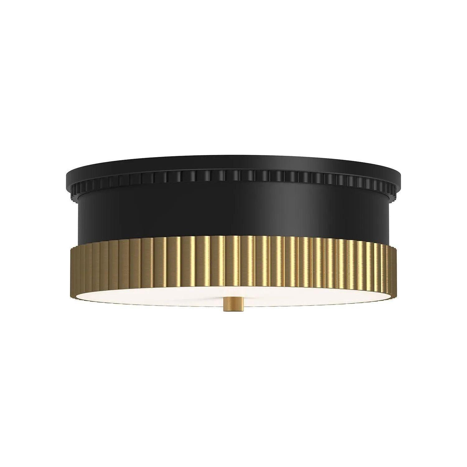 Alora Lighting - Rue Flush Mount - FM416114MBBG - Canada Light Shop