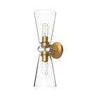 Alora Lighting - Salem Double Wall Sconce - WV570221BGCL - Canada Light Shop