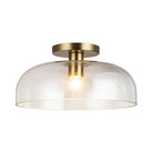 Alora Lighting - Sylvia Semi-Flush Mount - SF515712BGCL - Canada Light Shop