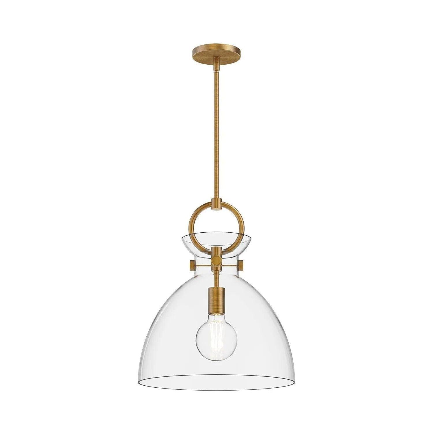 Alora Lighting - Waldo Pendant - PD411814AGCL - Canada Light Shop