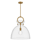 Alora Lighting - Waldo Pendant - PD411818AGCL - Canada Light Shop