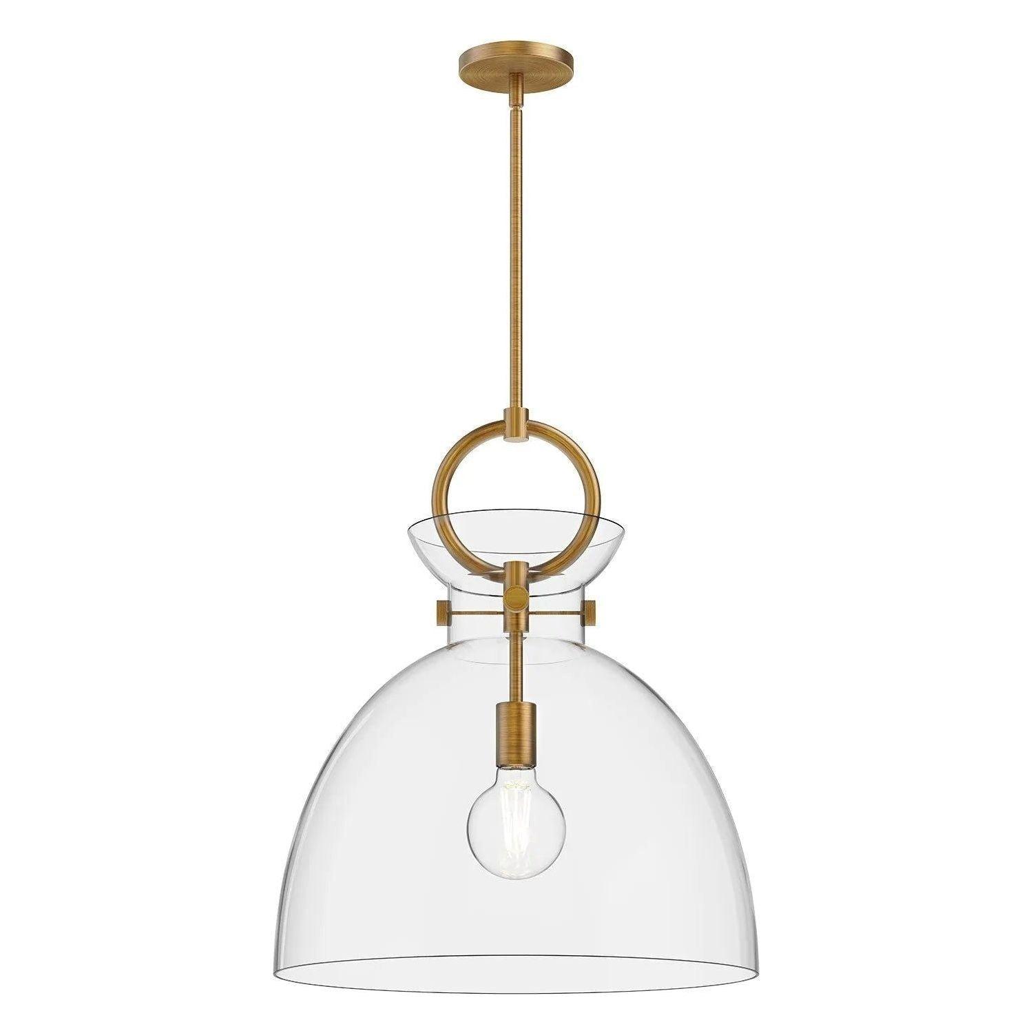 Alora Lighting - Waldo Pendant - PD411818AGCL - Canada Light Shop