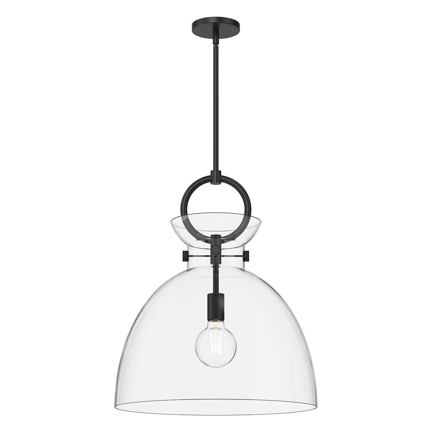Alora Lighting - Waldo Pendant - PD411818MBCL - Canada Light Shop