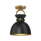 Alora Lighting - Waldo Semi-Flush Mount - SF411309AGMB - Canada Light Shop