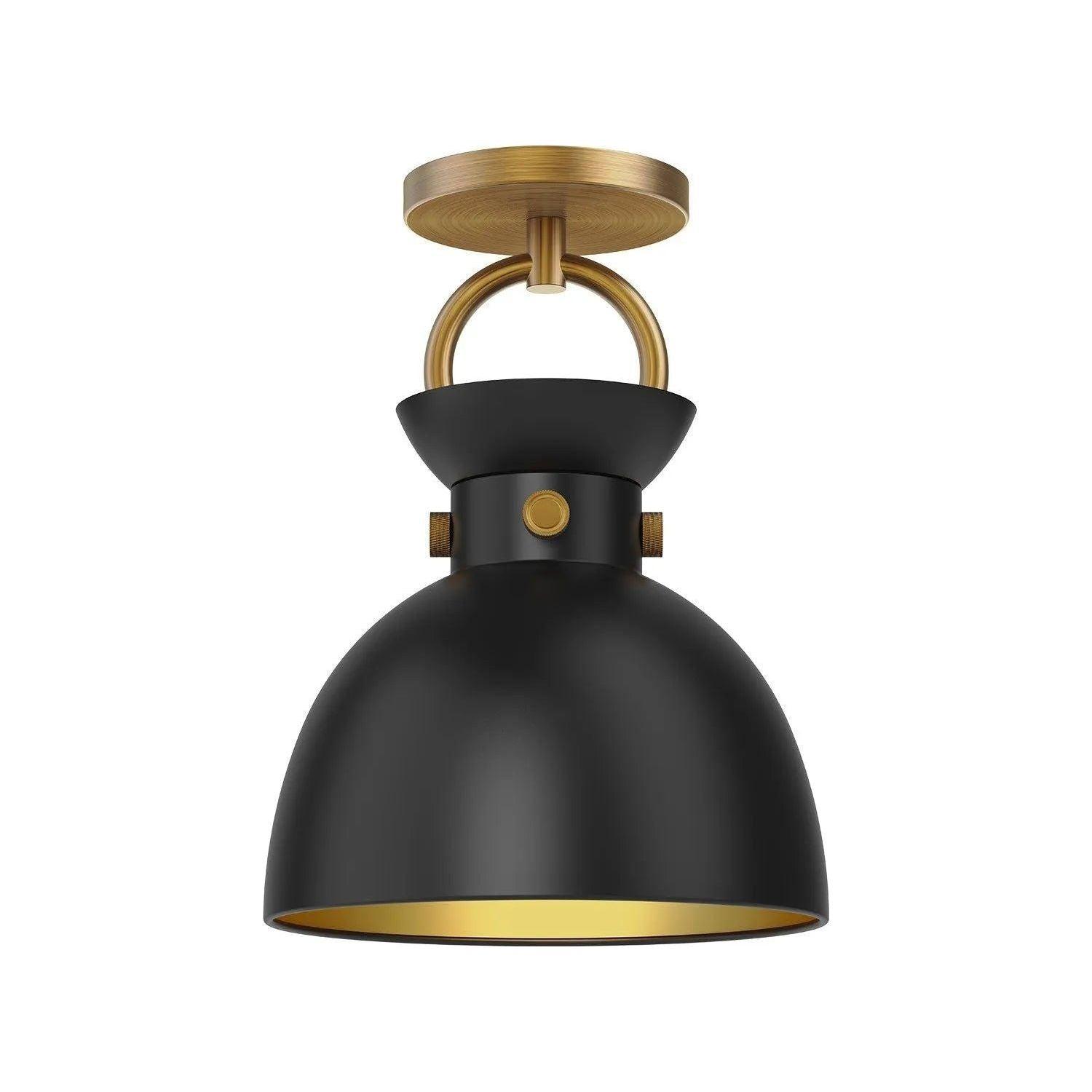 Alora Lighting - Waldo Semi-Flush Mount - SF411309AGMB - Canada Light Shop