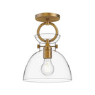 Alora Lighting - Waldo Semi-Flush Mount - SF411809AGCL - Canada Light Shop