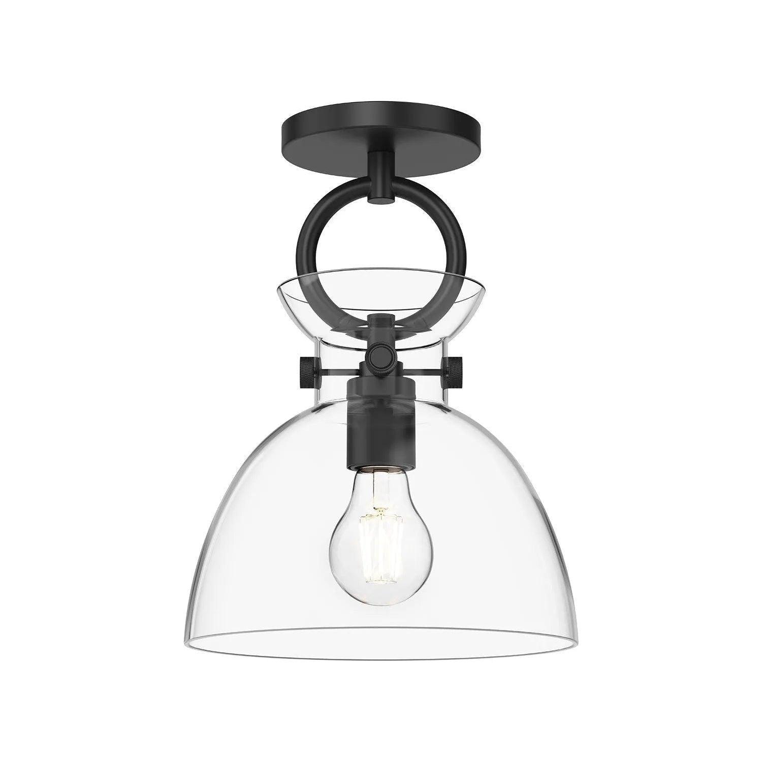 Alora Lighting - Waldo Semi-Flush Mount - SF411809MBCL - Canada Light Shop