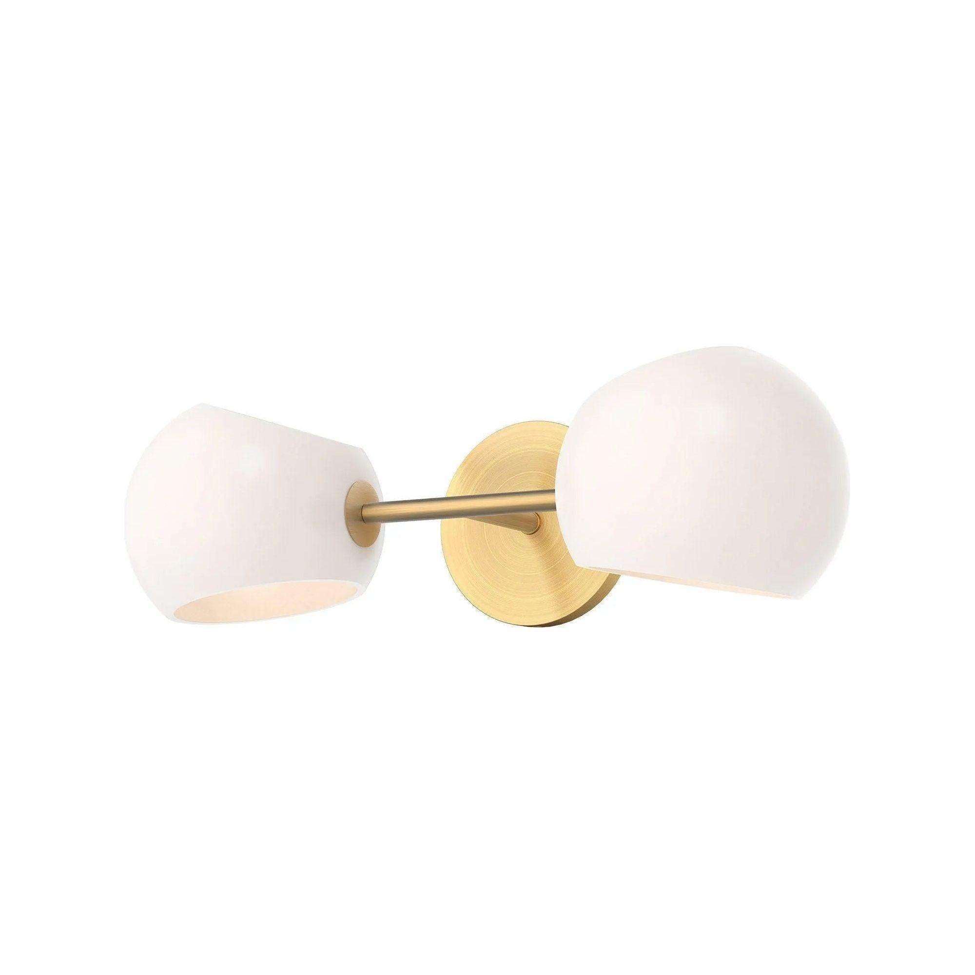 Alora Lighting - Willow Double Wall Sconce - WV548217BGOP - Canada Light Shop