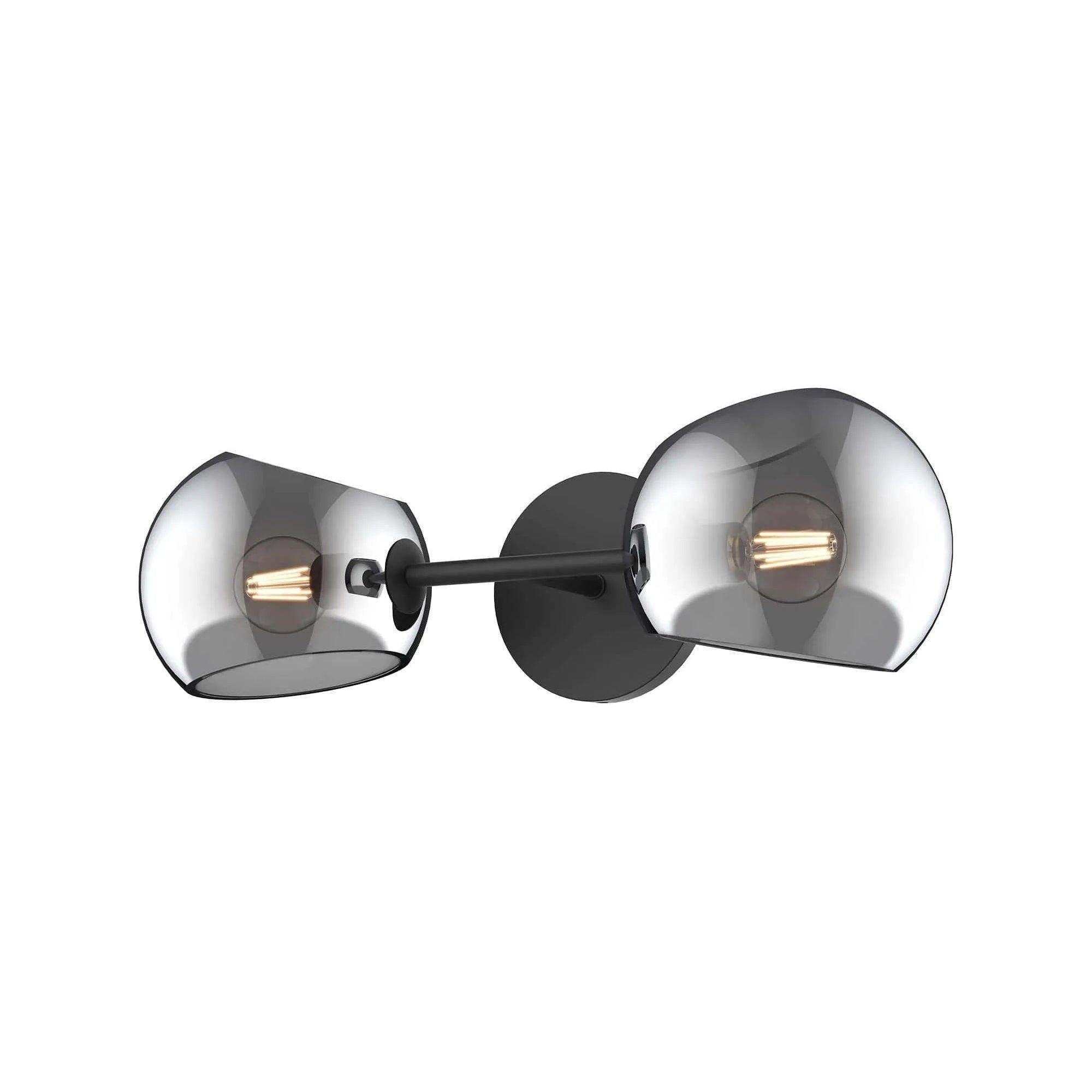 Alora Lighting - Willow Double Wall Sconce - WV548217MBSM - Canada Light Shop