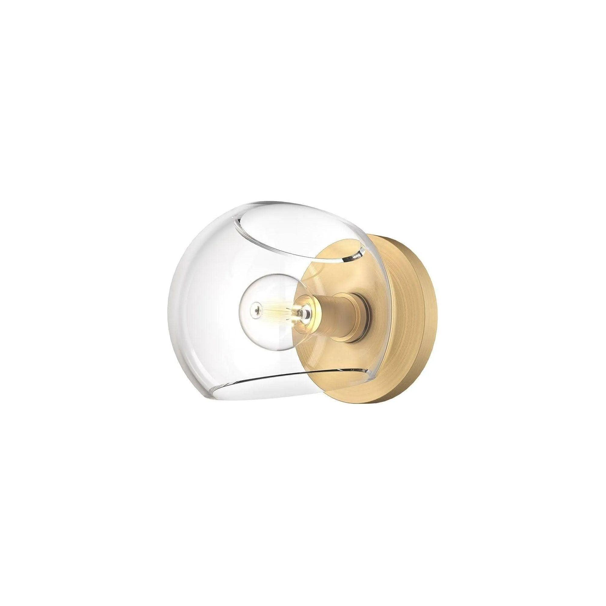Alora Lighting - Willow Wall Sconce - WV548006BGCL - Canada Light Shop