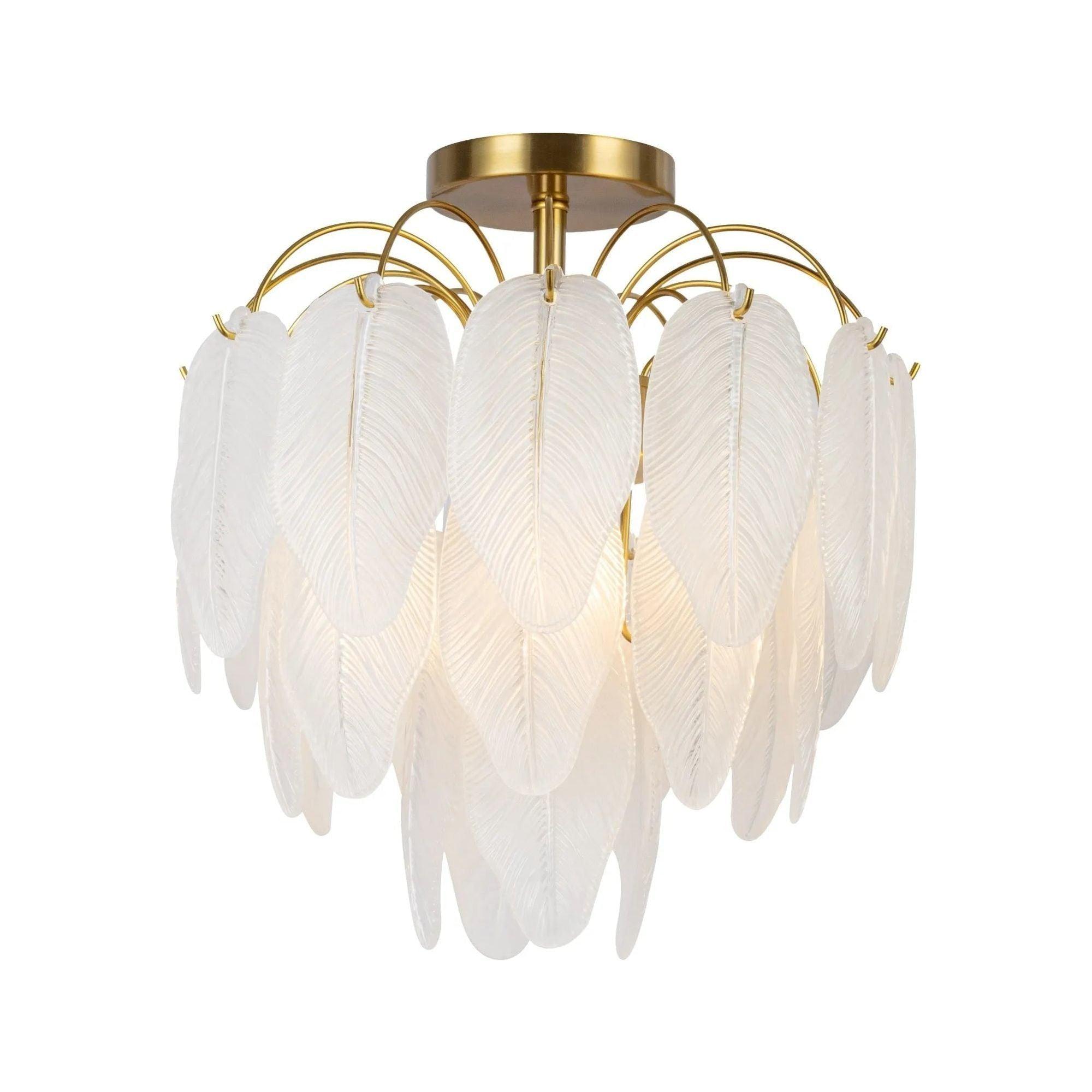 Artcraft Lighting - Alessia Semi-Flush Mount - AC11785BR - Canada Light Shop