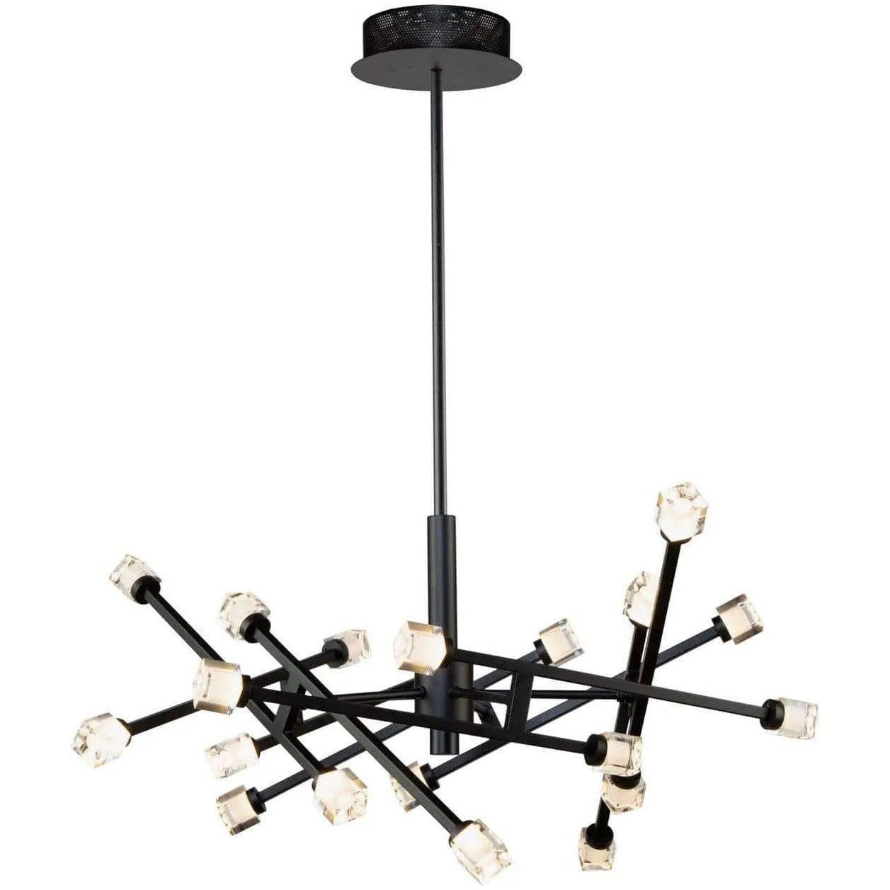 Artcraft Lighting - Batton 19 Light Pendant - AC6641BK - Canada Light Shop