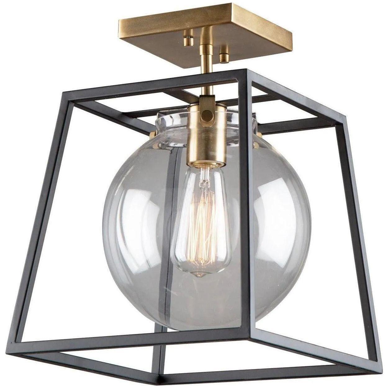 Artcraft Lighting - Bridgetown One Light Semi Flush Mount - AC11600VB - Canada Light Shop