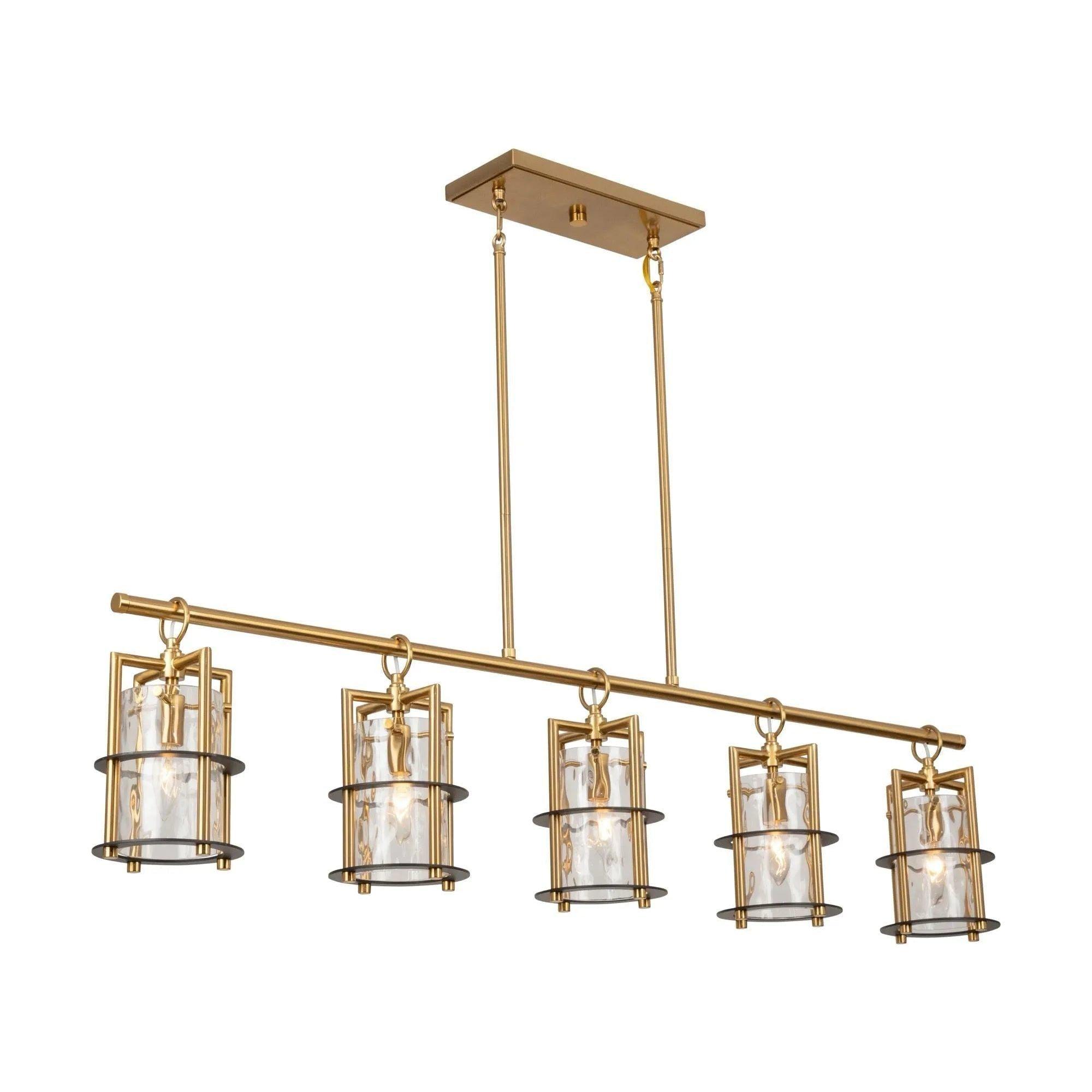Artcraft Lighting - Burford Island/Pool Table - AC11815BB - Canada Light Shop