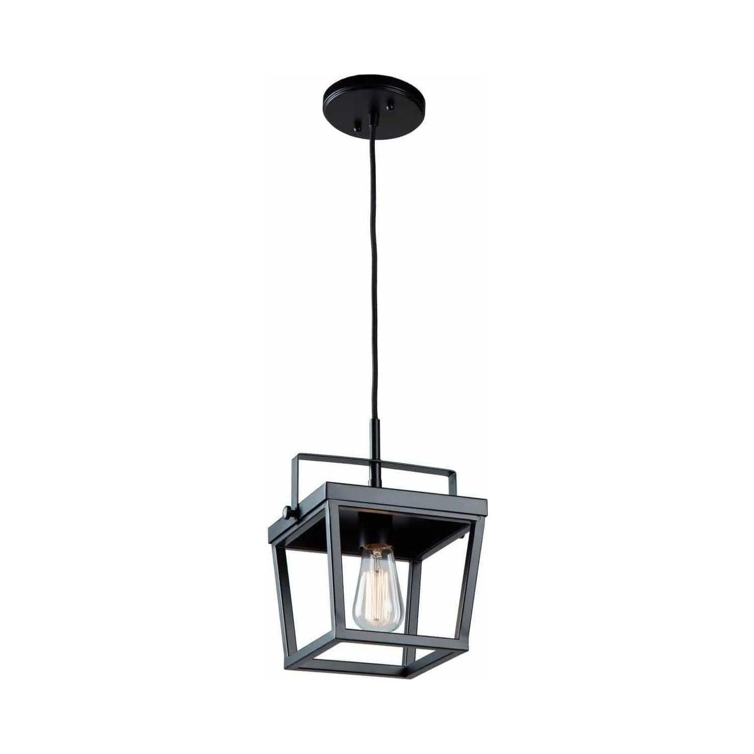 Artcraft Lighting - Carriage Square Pendant - AC11700BK - Canada Light Shop