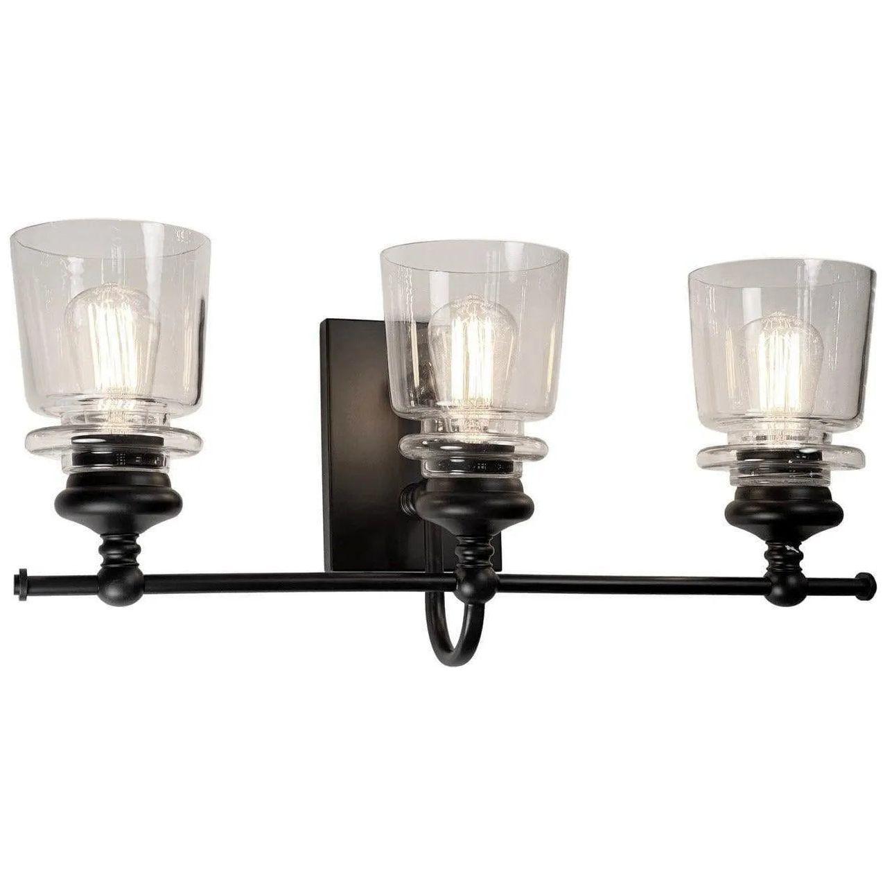 Artcraft Lighting - Castara Three Light Wall Sconce - AC11593BK - Canada Light Shop