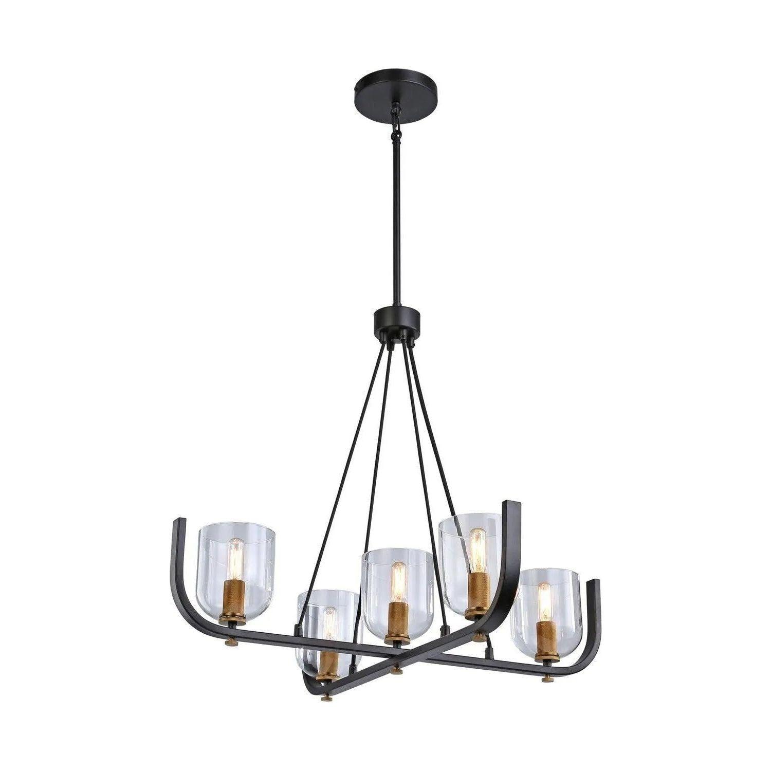 Artcraft Lighting - Cheshire Chandelier - AC11746BB - Canada Light Shop