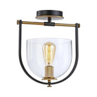 Artcraft Lighting - Cheshire Semi-Flush Mount - AC11743BB - Canada Light Shop