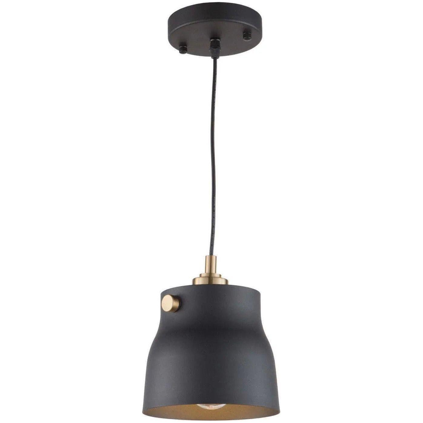 Artcraft Lighting - Euro Industrial One Light Pendant - AC11361VB - Canada Light Shop
